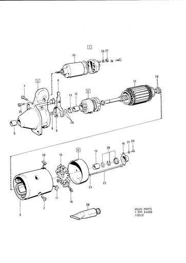 Startmotor 1346707