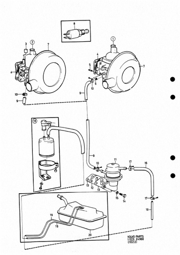 B19A, B21A Brandstofsysteem
