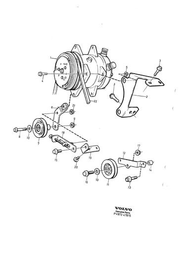 Airco Compressor 6 cyl