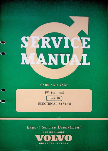 Manual PV444, 445 Electrisch Systeem