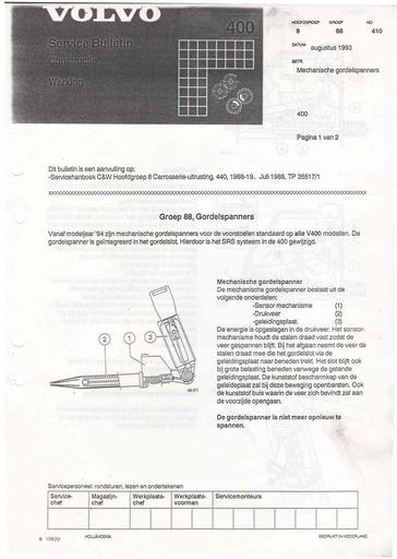 Bulletin 400 Gordelspanners Aug'93