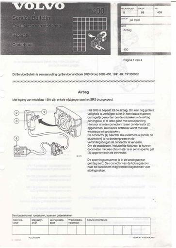 Bulletin 400 Airbag Jul'93