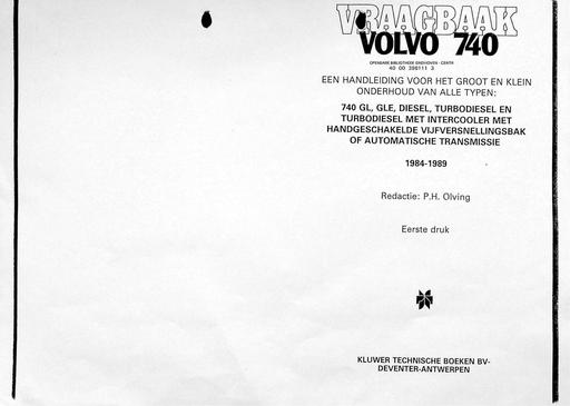 740 Wielophanging, cardan, assen en differentieel '84 '89