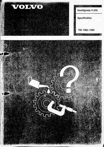 700 Specs Elektrische installatie '82 '89