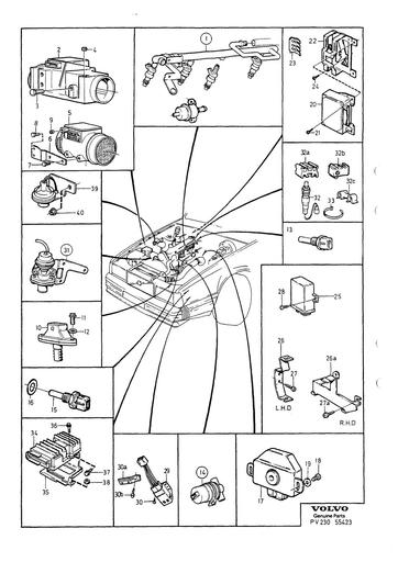 B230ET, FT, GT Brandstofsysteem