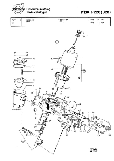 SU carburateur B20B