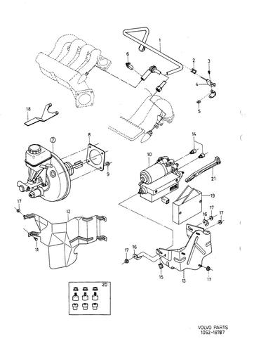 Hydraulisch systeem ABS RHD 1993