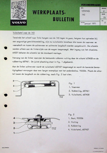 Bulletin Vulschotels voor , achterveren 145