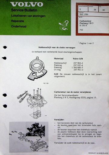 740 B230K, Pierburg 2B5 '86