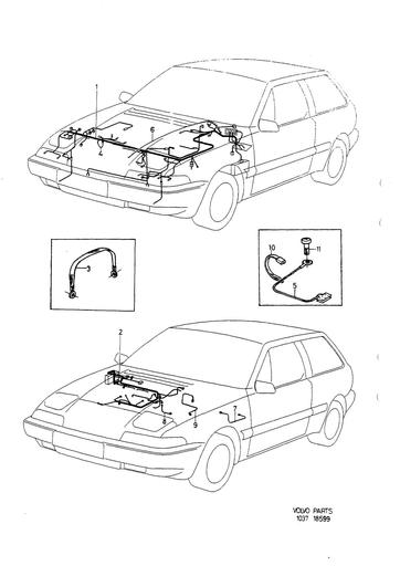 Kabelboom motor 1992
