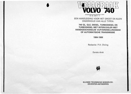 740 Brandstofsystemen '84 '89