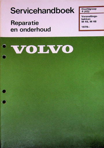 Rep  Onderh  Versnellingsbakken M45, M46 '79