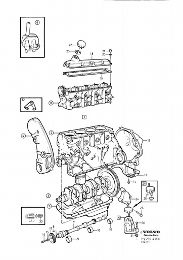 B200, B230 Motor compleet
