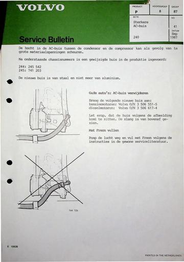 Bulletin 240 AC buis versterking Sep'87