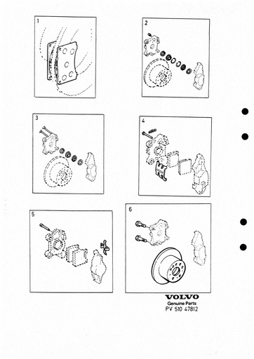 Achterrem Reparatiesets