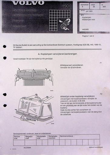 Bulletin 440, 460 Kop, mistlamp Juli'93