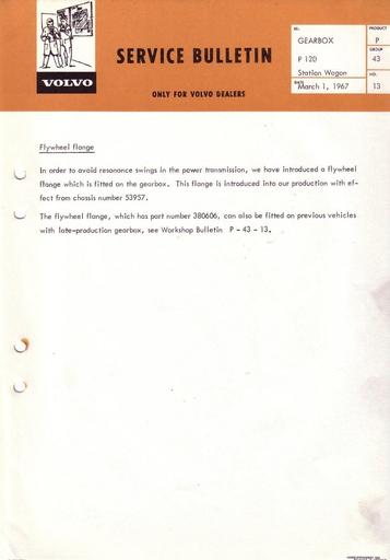 Bulletin Vliegwiel April '67 (Engels)