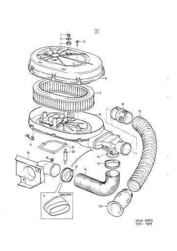 Luchtaanvoer, filter Carburateur