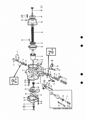 B19, B21 Carburateur