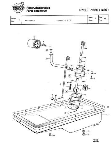 Oliepomp, oliefilter