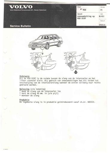 Bulletin 400 Sneeuwketting D19T Mei'94