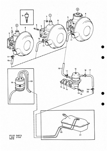 B19A, B21A  1978 Brandstofsysteem