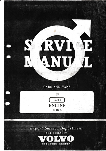 Manual PV544, P210 B18A Motor
