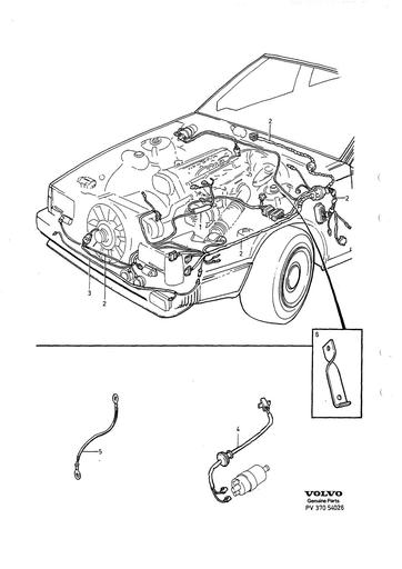 B204 GT Kabelboom motorcompartiment