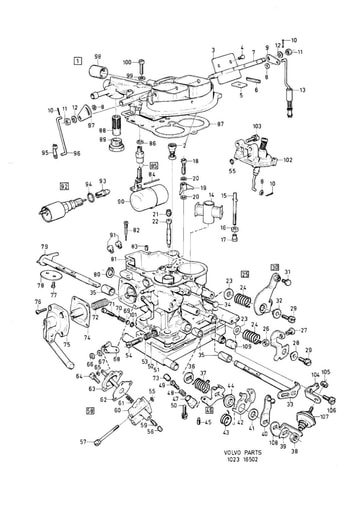 B14 1E,S 2S Carburateur