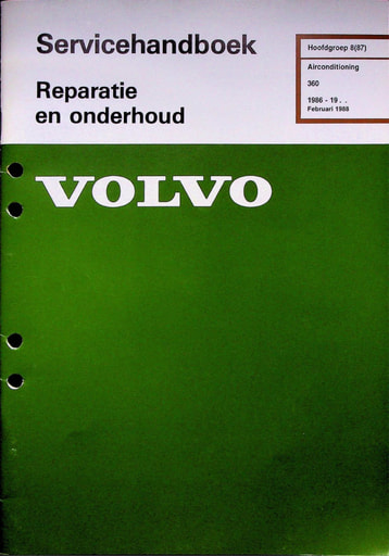 Rep  Onderh  Airco 360 '86