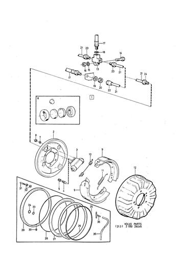 C303 Remmen achterwiel