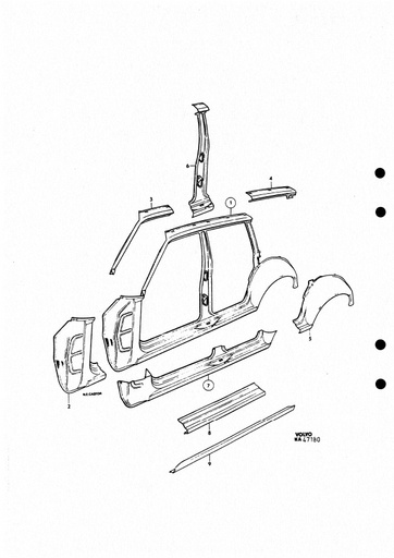5 deurs Reparatiedelen