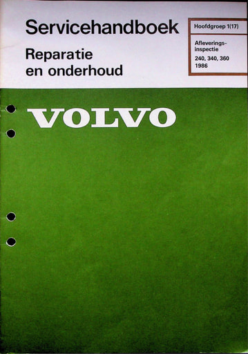 Afleverinspectie 240, 340, 360 '86