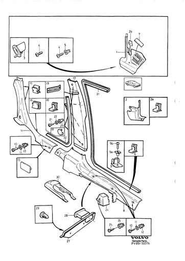 Vloer interieurdelen 1990