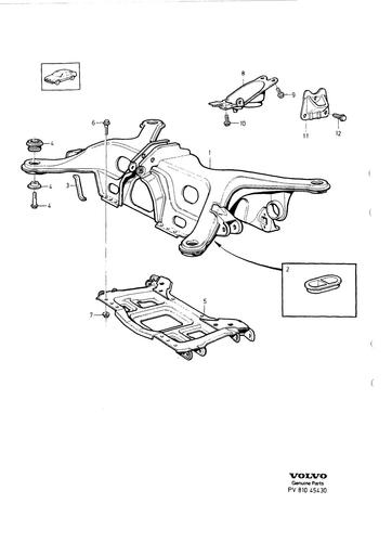 Subframe achter Multi Link