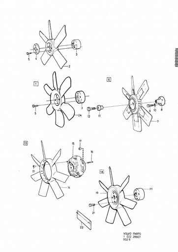 B17, B19, B21, B23, D20, D24 Koelvin met componenten