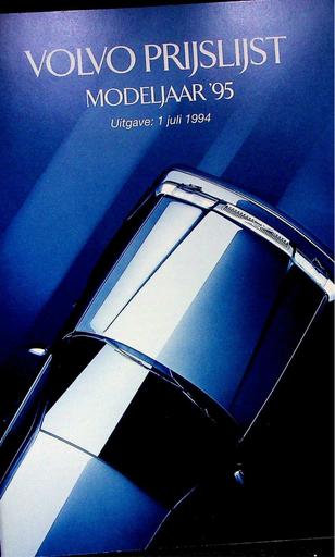 Prijslijst Modeljaar 1995