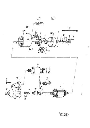 Startmotor Bosch  1991