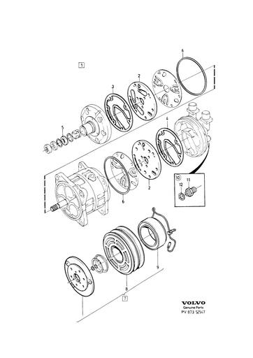 Airco compressor 3513066