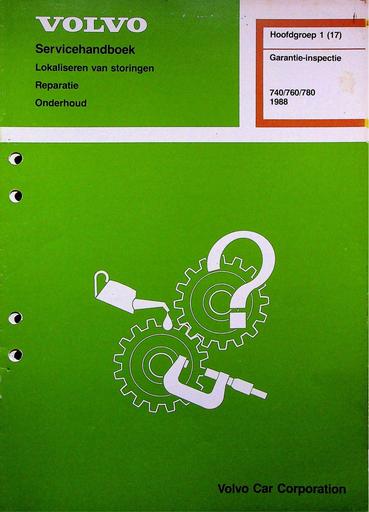 740 760 780 Garantie inspectie '88