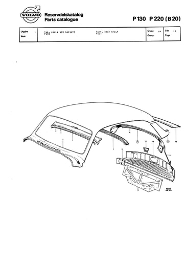 P130 Dakplaat