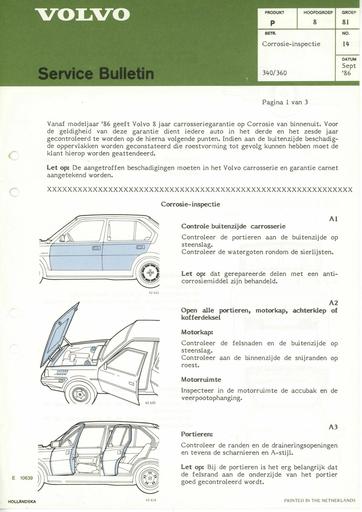 Bulletin Corrosie inspectie '86