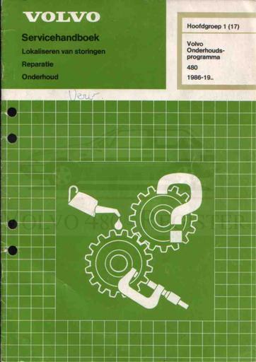 Manual 480 Onderhoudsprogramma