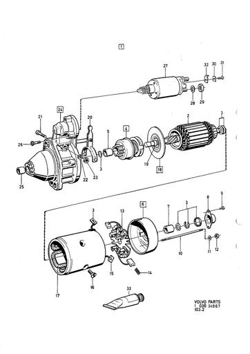 Startmotor DSL