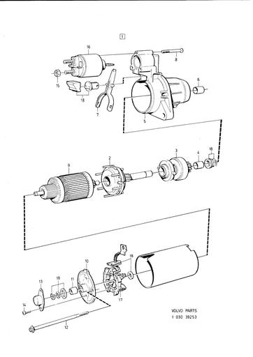 Startmotor 1357199, 3523301
