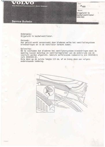 Bulletin 440, 460 Geluid kachelvent  Dec'90