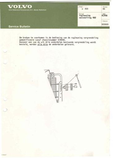 Bulletin 480 Rugleuning verstelling Sep'92