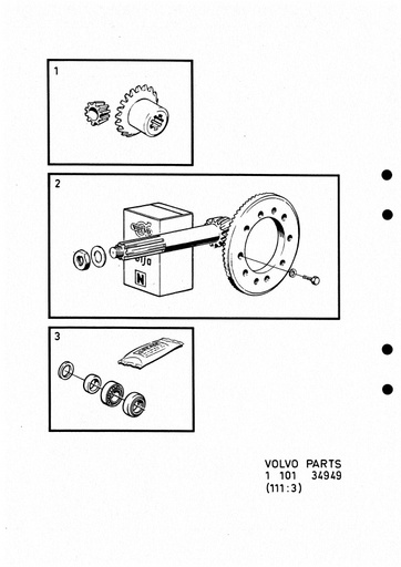 Achteras reparatiesets