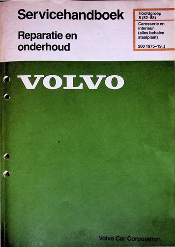 Manual 240 Portier, Achterklep, Kofferdeksel  Schuifdak '75   84