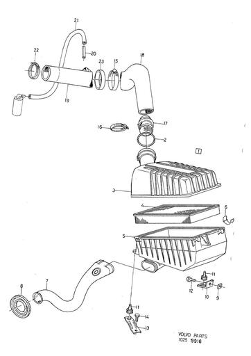 Luchtaanvoer Turbo D19T
